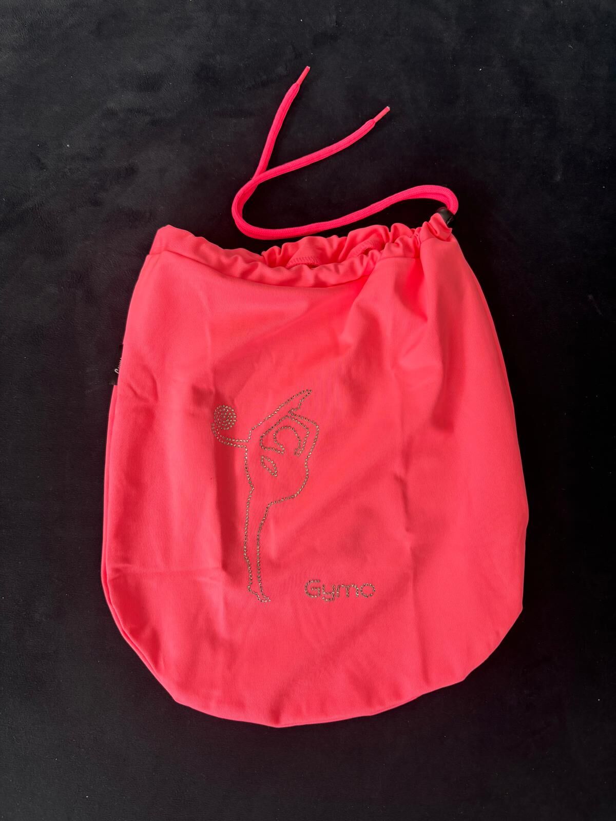 Gymo Sports Ritmik Figürlü Top Kılıfı Fosforlu Pembe