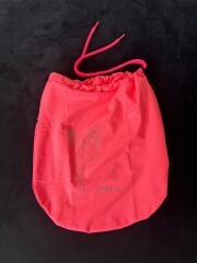 Gymo Sports Ritmik Figürlü Top Kılıfı Fosforlu Pembe