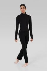 Gymo Dancewear D7031 Renata Hoodie Siyah Mad-g Baskılı