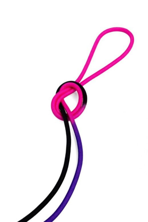 Gymo Sports Pro Series Cimnastik İpi Siyah&F.Pembe&Mor