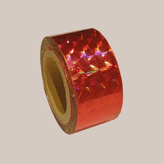 Gymo Prismatic Squares Çember Bandı Kırmızı