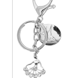 Balerin Figürlü Taşlı Anahtarlık