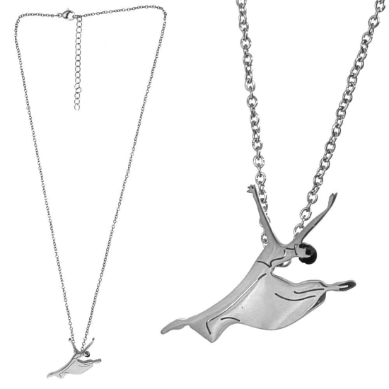 Çelik Balerin Kolye