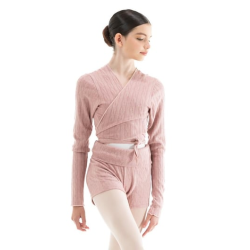 Grishko THEA Wrap Sweater Tea Rose