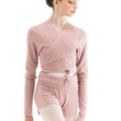 Grishko THEA Wrap Sweater Tea Rose