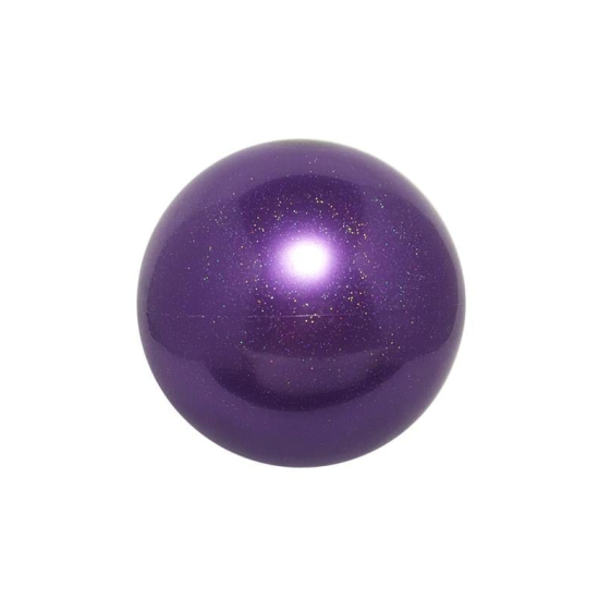 Gymo Cimnastik Topu 16cm Simli Mor