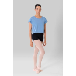 Gymo Crop Top T-Shirt Mavi