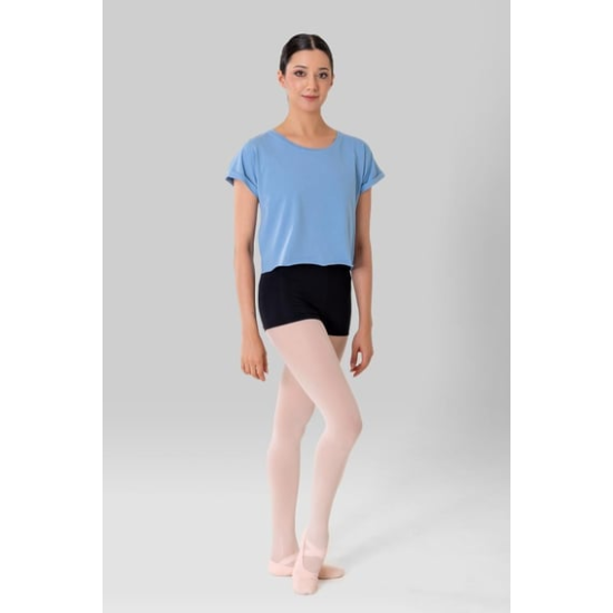 Gymo Crop Top T-Shirt Mavi