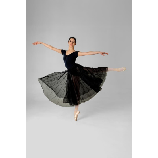 Gymo Dancewear Bale Eteği Feather Siyah