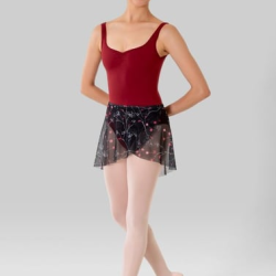 Gymo Dancewear Bale Eteği Lily Black Blossom