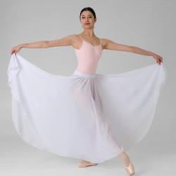 Gymo Dancewear Bale Eteği Whisper Beyaz