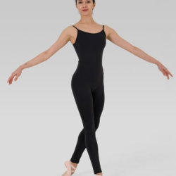 Gymo Dancewear İnce Askılı Tulum Siyah