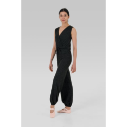 Gymo Dancewear Kruvaze Warm Up Tulum Siyah