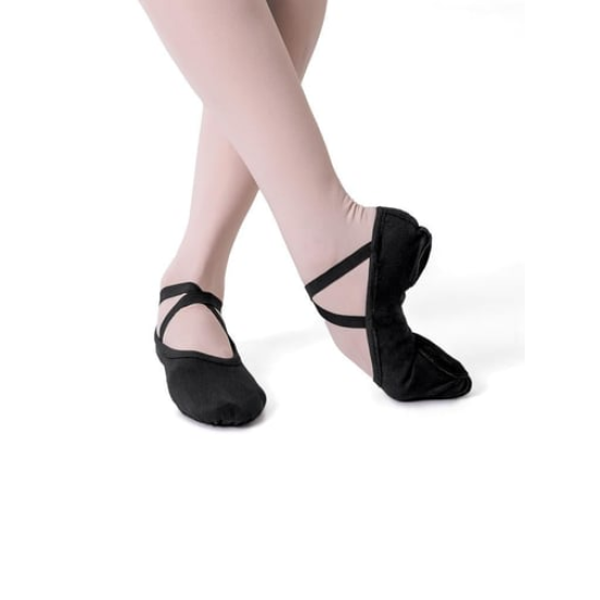 Gymo Dancewear Super Stretch Bale Patiği Siyah