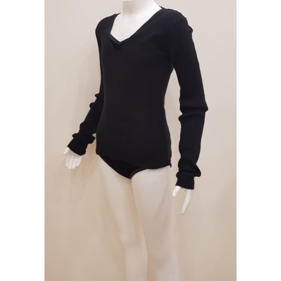 Gymo Dancewear V-Neck Triko Kazak Standard Size
