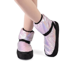 Gymo Dancewear Warm Up Bootie Space Holographic Lilac