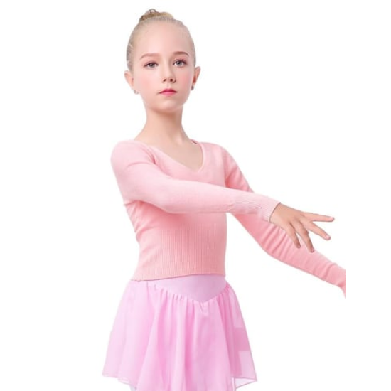 Gymo Dancewear Warm Up Üst Astra Junior Pembe