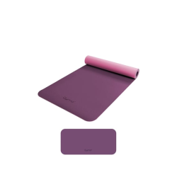 Gymo Ekolojik 6mm TPE Yoga Matı Pilates Minderi Diz Dirsek Koruyucu Matlı Set Mürdüm