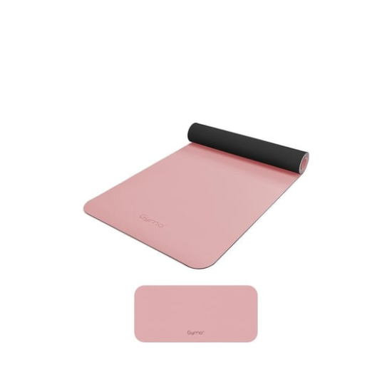 Gymo Ekolojik 6mm TPE Yoga Matı Pilates Minderi Diz Dirsek Koruyucu Matlı Set Scarlet