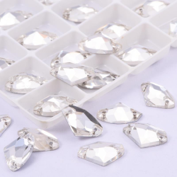 Gymo Premium Dikme Kristal AX Shape 9*14mm Crystal 48 Ad.