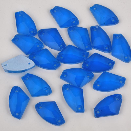 Gymo Premium Dikme Kristal AX Shape 9*14mm N03 Sapphire Neon 45 Ad.