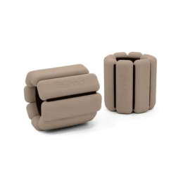 Gymo Pro Series Ayarlanabilir Silikon Bilek Ağırlığı 2x1kg Toprak