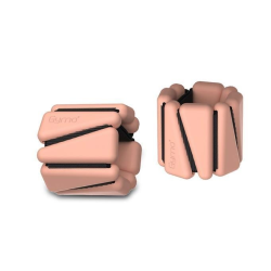 Gymo Pro Series Ayarlanabilir Silikon Bilek Ağırlığı 2x1kg Üçgen Somon