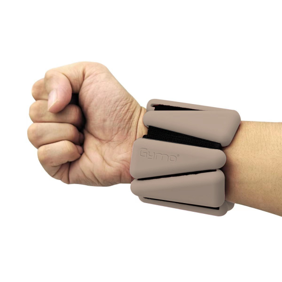 Gymo Pro Series Ayarlanabilir Silikon Bilek Ağırlığı 2x1kg Üçgen Toprak