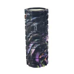 Gymo Pro Series Cloudy Marble Foam Roller Pilates Masaj Rulosu Siyah