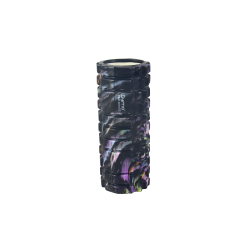 Gymo Pro Series Cloudy Marble Foam Roller Pilates Masaj Rulosu Siyah