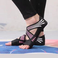 Gymo Pro Series Kaydırmaz Tabanlı Yoga Pilates Ayakkabısı Fuşya