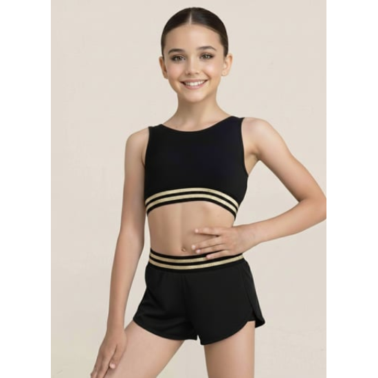 Gymo Sports Black Line Büstiyer Siyah