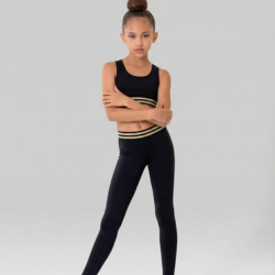 Gymo Sports Black Line Topuklu Tayt