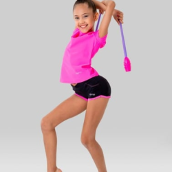 Gymo Sports F.Pembe Biyeli Taşlı Şort