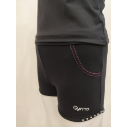 Gymo Sports Pembe Dikişli Taşlı Şort