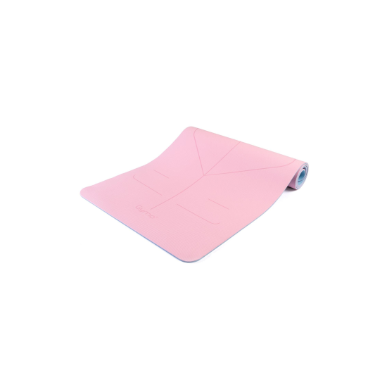 Gymo UltraGrip Hizalamalı 6mm TPE Yoga Matı Pilates Minderi Pembe