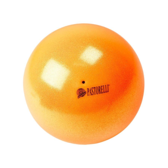Pastorelli High Vision Ball 18cm Simli Ritmik Cimnastik Topu Orange