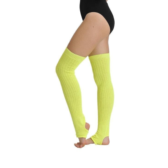 Pridance Bacak Isıtıcı 70 cm Fosforlu Sarı 3098