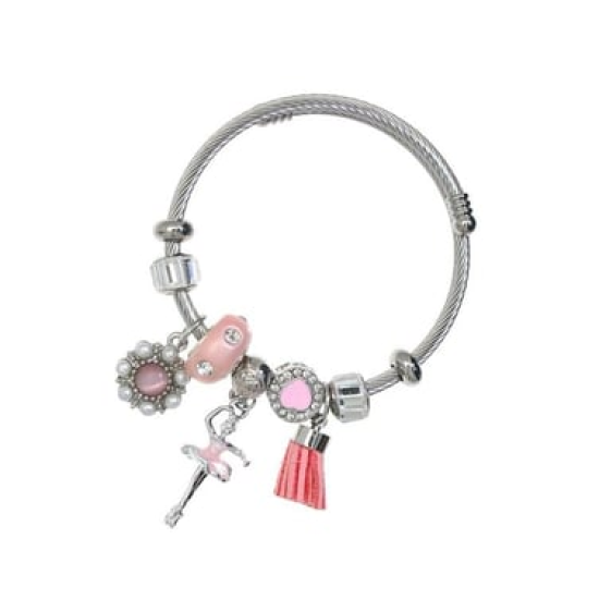 Taşlı Balerin Charm Bileklik GRDB33129-2