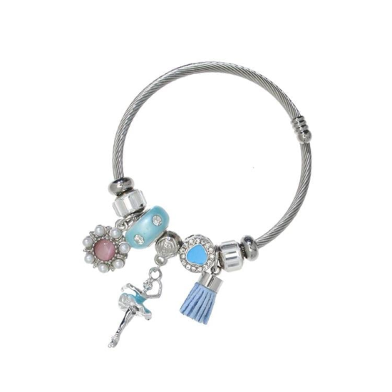 Taşlı Balerin Charm Bileklik GRDB33129-4